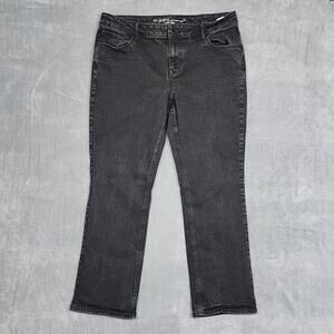 m jeans by Maurices‎ Mid Rise Curvy Straight Black Size 16W Short